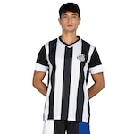 Camiseta do Santos Masculina Season PRETO/BRANCO