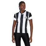 Camiseta do Santos Feminina Braziline Season PRETO/BRANCO