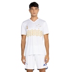 Camiseta do Cruzeiro Masculina Braziline Riviera BRANCO