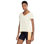 Camiseta Feminina Vestem Manga Curta Dry Fit Off White