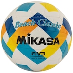 Bola Vôlei de Praia Mikasa BV543 BRANCO/AMARELO ESC