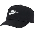 Boné Aba Curva Nike Strapback Club Cap Cb Fut WSh - Infantil PRETO/BRANCO