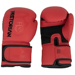 Luvas de Boxe Pretorian Muay Thai First 16 OZ Adulto Vermelho/Preto