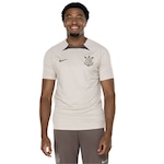 Camisa do Corinthians Nike Masculina Treino Torcedor BEGE