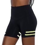 Bermuda Feminina Lauf Neon PRETO