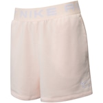 Short Feminino Nike Sportswear Air Hr Flc ROSA CLA/BRANCO