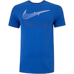 Camiseta Masculina Nike Manga Curta Dri-Fit Training AZUL CLARO