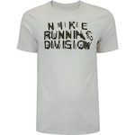 Camiseta Masculina Nike Manga Curta Dri-Fit Running Division Off White