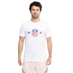 Camiseta Masculina New Era NFL Manga Curta Logo Shield BRANCO