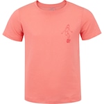 Camiseta Infantil Oxer Manga Curta Casual Coral