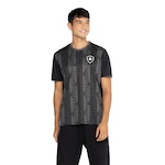 Camiseta do Botafogo Braziline Masculina Stripes PRETO