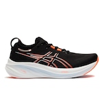 Tênis ASICS Gel-Nimbus 26 Masculino Preto/Coral