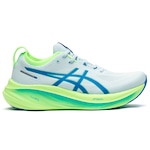 Tênis ASICS Gel-Nimbus 26 Lite-Show Masculino AZUL CLA/VERDE