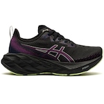 Tênis ASICS Novablast 4 - Feminino PRETO/VINHO