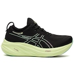 Tênis ASICS Gel-Nimbus 26 - Feminino PRETO/VERDE CLA