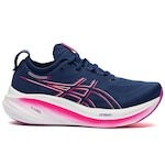 Tênis ASICS Gel-Nimbus 26 - Feminino AZUL ESC/ROSA