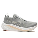 Tênis ASICS Gel-Nimbus 26 - Feminino CINZA CLA/VERDE CLA