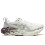 Tênis ASICS Novablast 4 Platinum Feminino BRANCO/PRATA