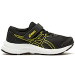 Tênis Infantil ASICS Contend 8 PS PRETO/AMARELO