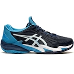 Tênis ASICS Court FF 3 Novak Clay Masculino AZUL ESC/AZUL CLA