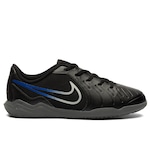 Chuteira Futsal Nike Tiempo Jr Legend 10 Club Ic - Infantil PRETO/CINZA ESC