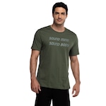 Camiseta Masculina ASICS Manga Curta Malha Box VERDE ESCURO