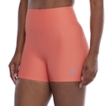 Short Feminino ASICS Média Compressão Cós Médio Bolso Costas LARANJA