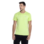 Camiseta Masculina ASICS Manga Curta Racket Recortada AMARELO CLARO