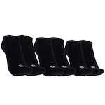 Kit 3 Pares de Meias Invisível Esportiva Light Tamanho 39-44 Oxer Adulto PRETO