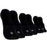 Kit de Meia Oxer Cano Invisível Super 3 Pares Adulto PRETO