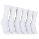 Kit 3 pares de Meias Oxer Cano Longo Atoalhada Tamanho 39-44 Adulto BRANCO