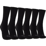 Kit 3 pares de Meias Oxer Cano Longo Atoalhada Tamanho 39-44 Adulto PRETO