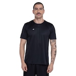 Camiseta Masculina Adams Lisa Futebol Dry PRETO