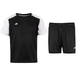 Conjunto Infantil Adams Dry Camiseta + Calção Dry PRETO