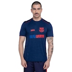 Camiseta do Barcelona Masculina Fute Pro Treino AZUL ESCURO