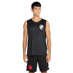 Camiseta Regada do Vasco da Gama Masculina Dry PRETO