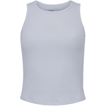 Camiseta Regata Feminina Fila Basic Branco/Branco