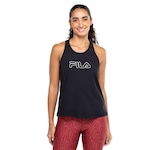 Camiseta Regata Fila Feminina Basic PRETO/BRANCO