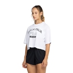 Camiseta Feminina Fila Manga Curta Biella Itália BRANCO