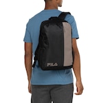 Mochila Fila Flag - 18 Litros Preto/Bege