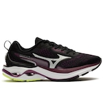 Tênis Mizuno Wave Dynasty 6 Feminino PRETO/ROXO