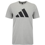 Camiseta adidas Essentials Logo - Masculina CINZA/PRETO