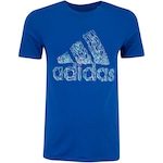 Camiseta Masculina adidas Manga Curta Mystic Nature AZUL