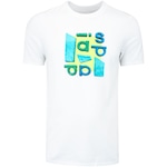 Camiseta Masculina adidas Manga Curta 2Tone BRANCO