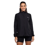 Jaqueta Feminina Mizuno sem Capuz Focus F PRETO