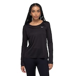 Camiseta Feminina Mizuno Manga Longa Nirvana F PRETO