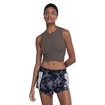 Camiseta Regata Cropped Feminina adidas Hiit MARROM ESCURO