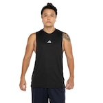 Camiseta Regata Masculina adidas D4T Heat Ready PRETO