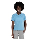 Camiseta Feminina adidas Manga Curta OTR E 3S AZUL CLARO