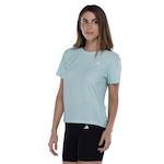 Camiseta Feminina adidas Manga Curta Own The Run Base VERDE CLARO